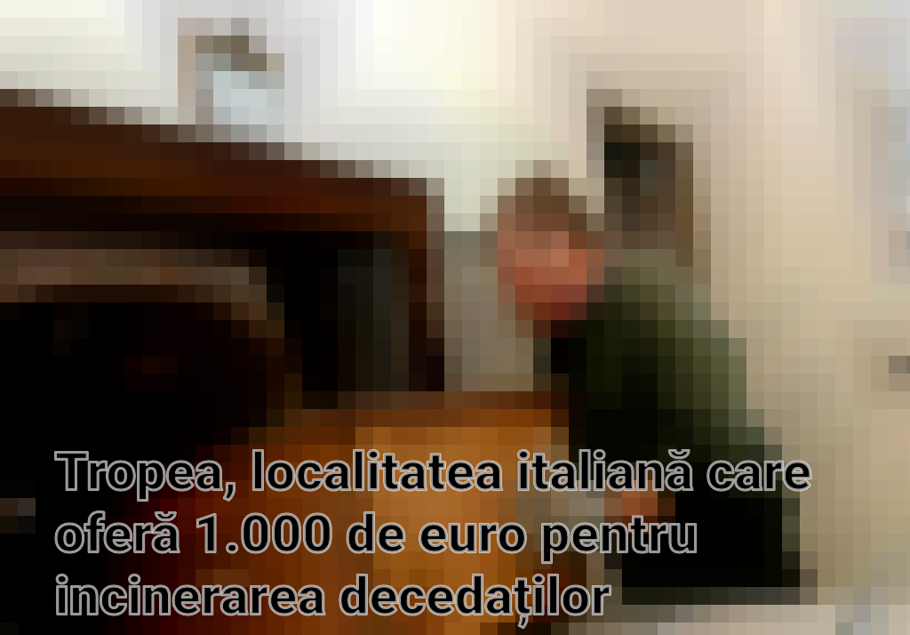 Tropea, localitatea italiană care oferă 1.000 de euro pentru incinerarea decedaților