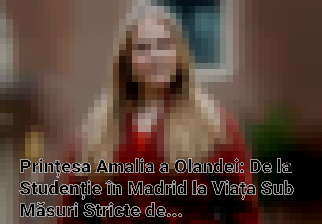 Prințesa Amalia a Olandei: De la Studenție în Madrid la Viața Sub Măsuri Stricte de Securitate Imagini