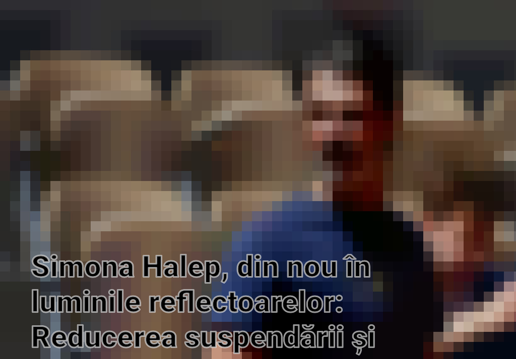 Simona Halep, din nou în luminile reflectoarelor: Reducerea suspendării și revenirea triumfală în tenis Imagini