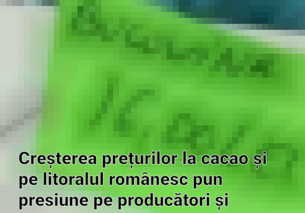 Creșterea prețurilor la cacao și pe litoralul românesc pun presiune pe producători și consumatori