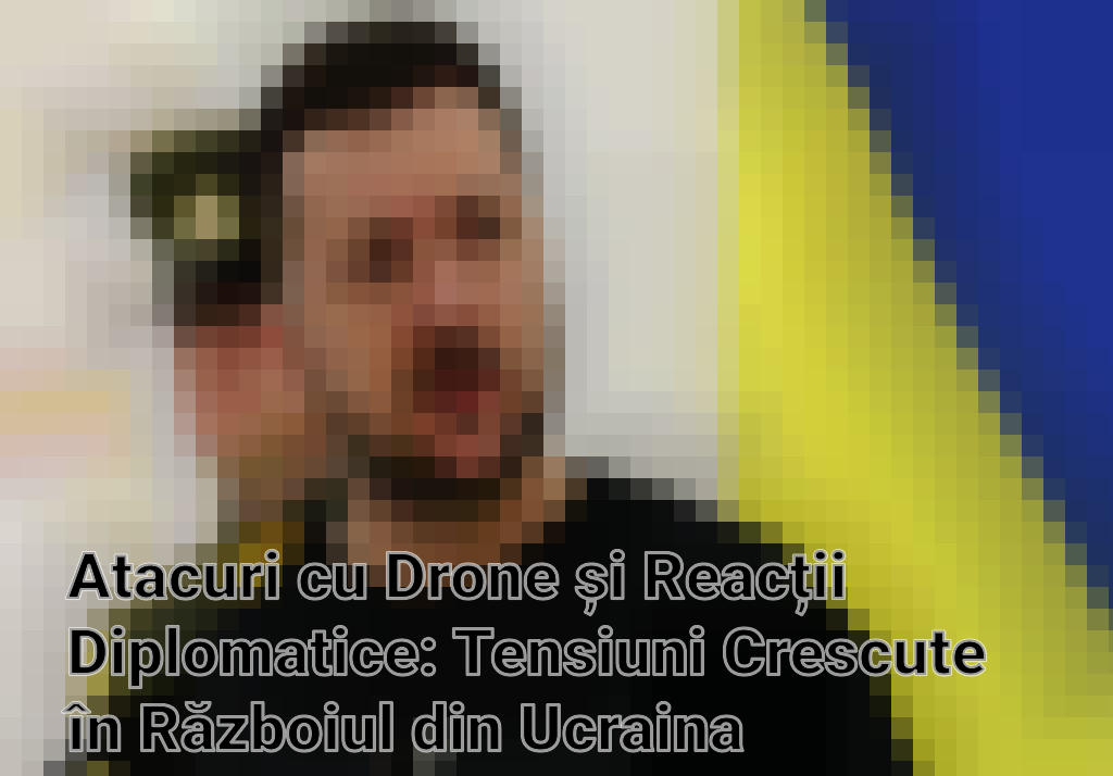 Atacuri cu Drone și Reacții Diplomatice: Tensiuni Crescute în Războiul din Ucraina Imagini