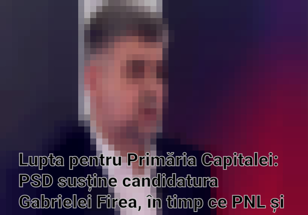 Lupta pentru Primăria Capitalei: PSD susține candidatura Gabrielei Firea, în timp ce PNL și PSD caută teren comun Imagini