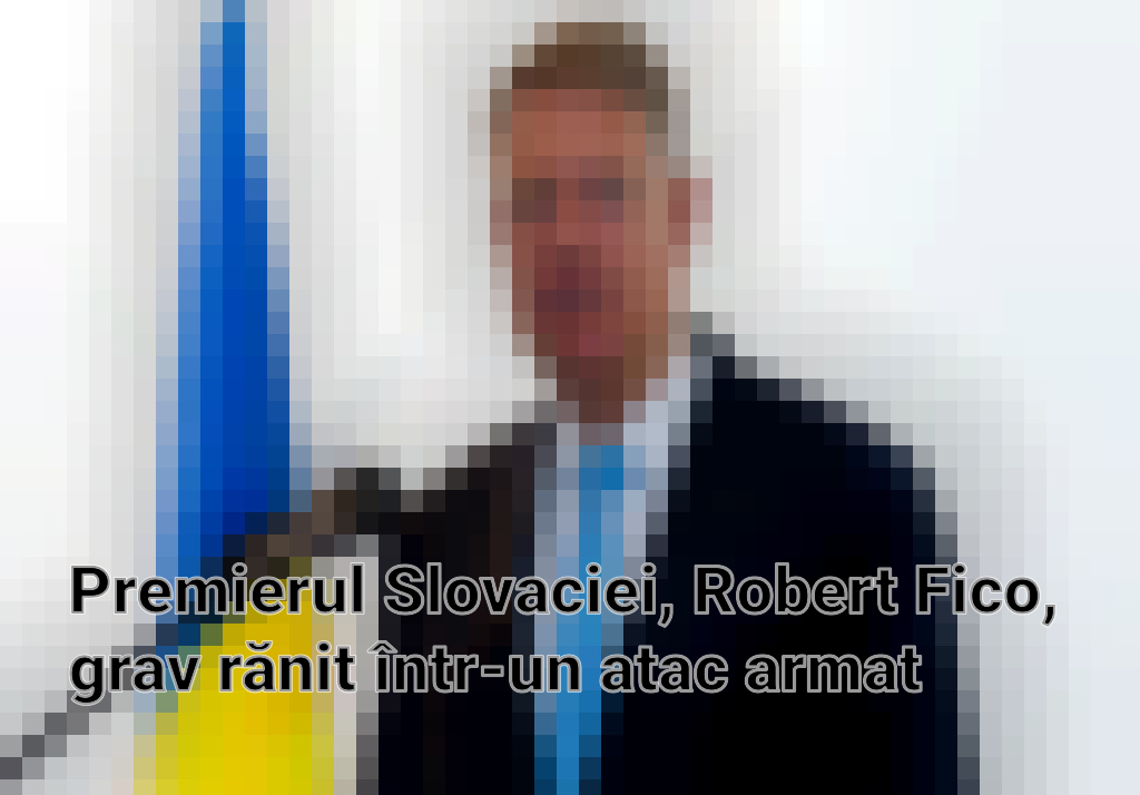 Premierul Slovaciei, Robert Fico, grav rănit într-un atac armat Imagini