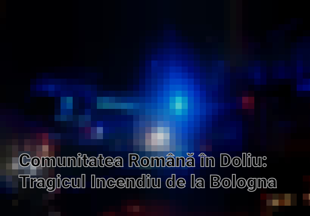 Comunitatea Română în Doliu: Tragicul Incendiu de la Bologna Imagini