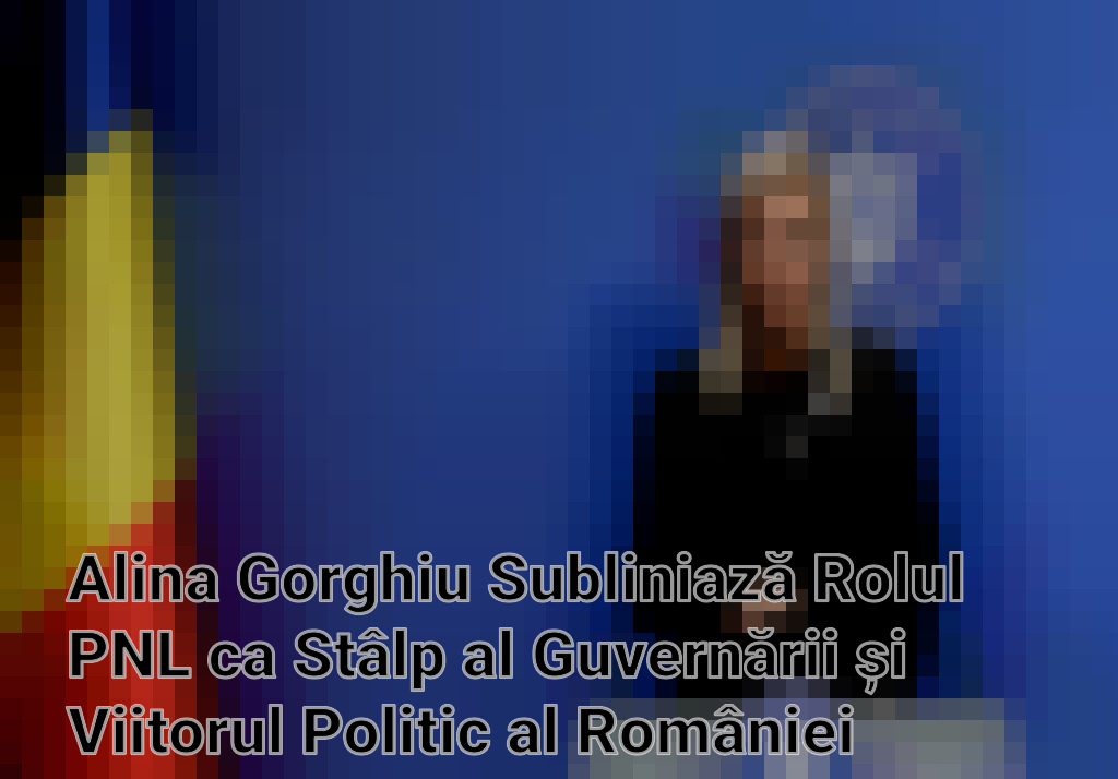 Alina Gorghiu Subliniază Rolul PNL ca Stâlp al Guvernării și Viitorul Politic al României Imagini
