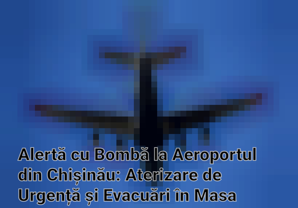 Alertă cu Bombă la Aeroportul din Chișinău: Aterizare de Urgență și Evacuări în Masa Imagini