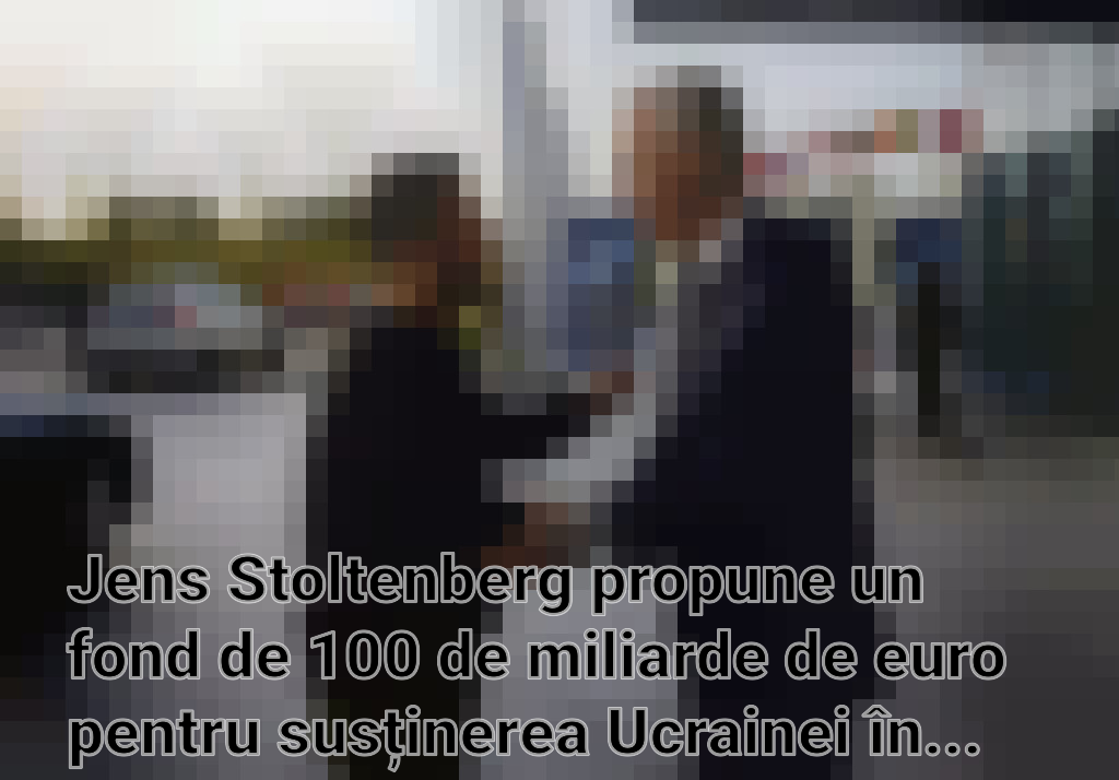 Jens Stoltenberg propune un fond de 100 de miliarde de euro pentru susținerea Ucrainei în fața amenințărilor