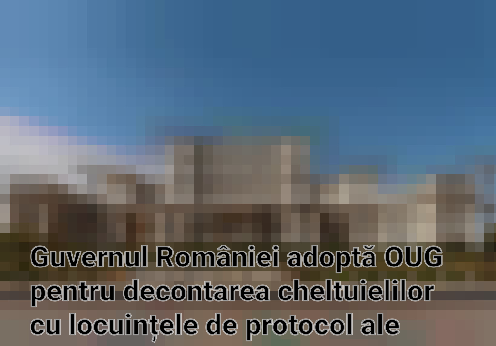 Guvernul României adoptă OUG pentru decontarea cheltuielilor cu locuințele de protocol ale aleșilor și demnitarilor Imagini