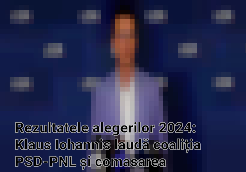 Rezultatele alegerilor 2024: Klaus Iohannis laudă coaliția PSD-PNL și comasarea alegerilor locale cu cele europarlamentare Imagini