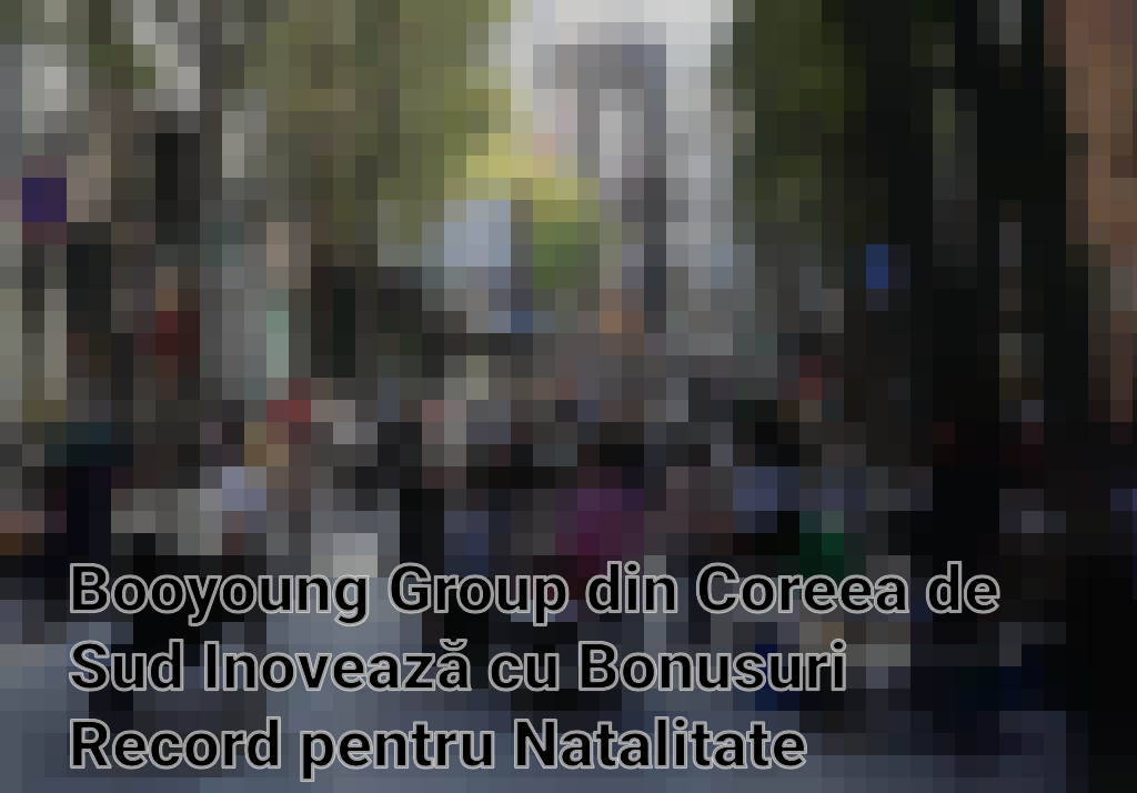 Booyoung Group din Coreea de Sud Inovează cu Bonusuri Record pentru Natalitate Imagini