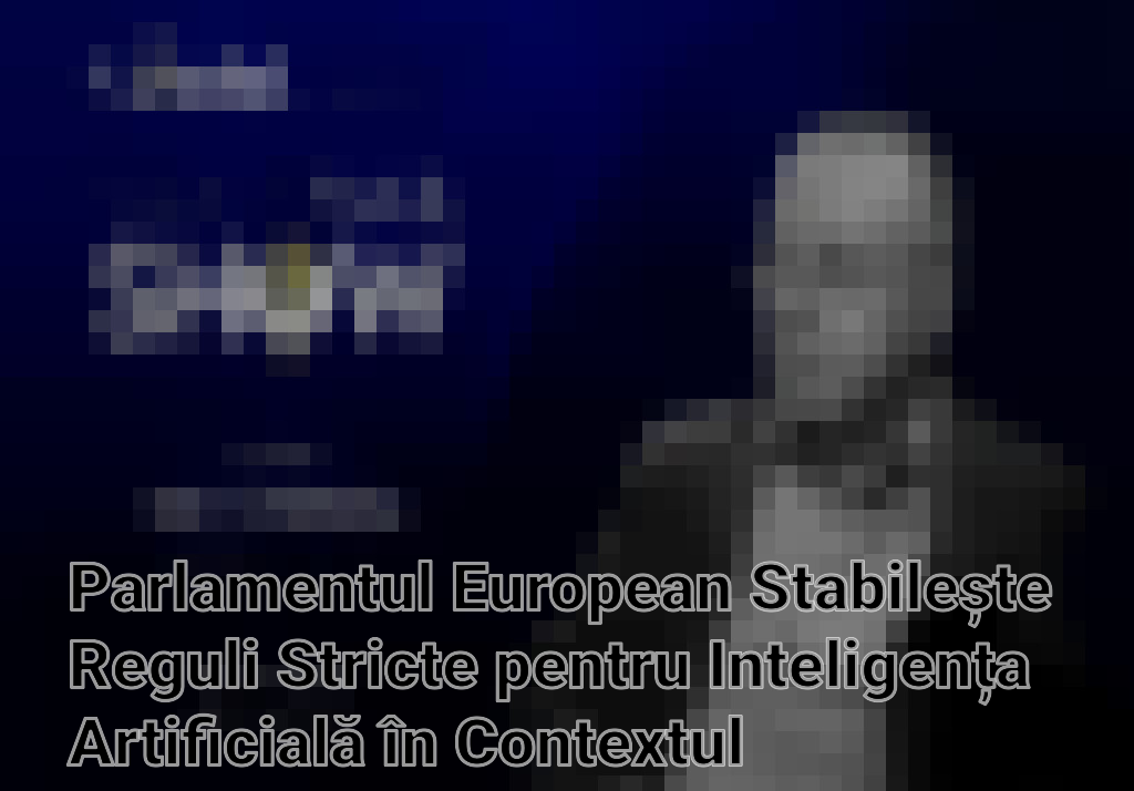 Parlamentul European Stabilește Reguli Stricte pentru Inteligența Artificială în Contextul Conflictului din Ucraina Imagini