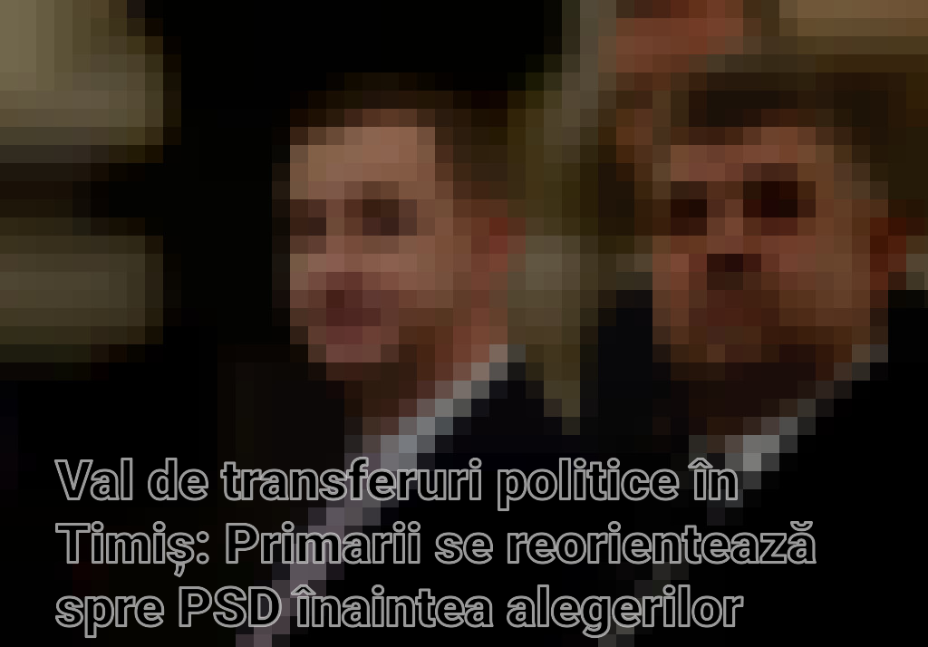 Val de transferuri politice în Timiș: Primarii se reorientează spre PSD înaintea alegerilor locale Imagini