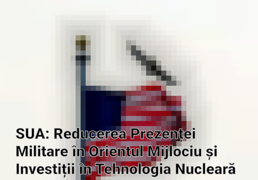 SUA: Reducerea Prezenței Militare în Orientul Mijlociu și Investiții în Tehnologia Nucleară în România