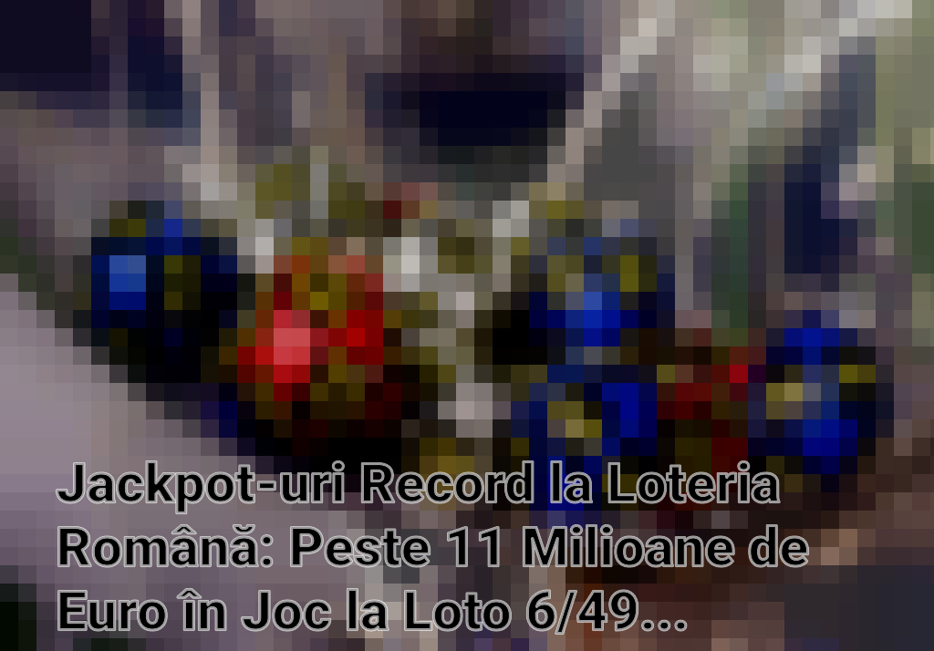 Jackpot-uri Record la Loteria Română: Peste 11 Milioane de Euro în Joc la Loto 6/49 și Joker Imagini