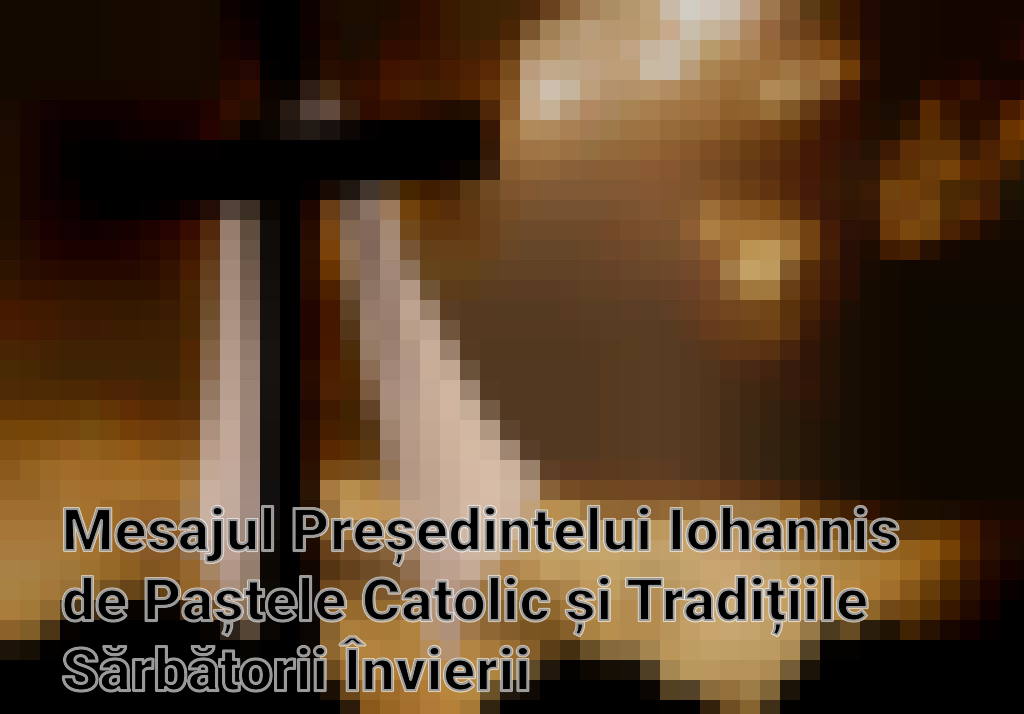Mesajul Președintelui Iohannis de Paștele Catolic și Tradițiile Sărbătorii Învierii Imagini