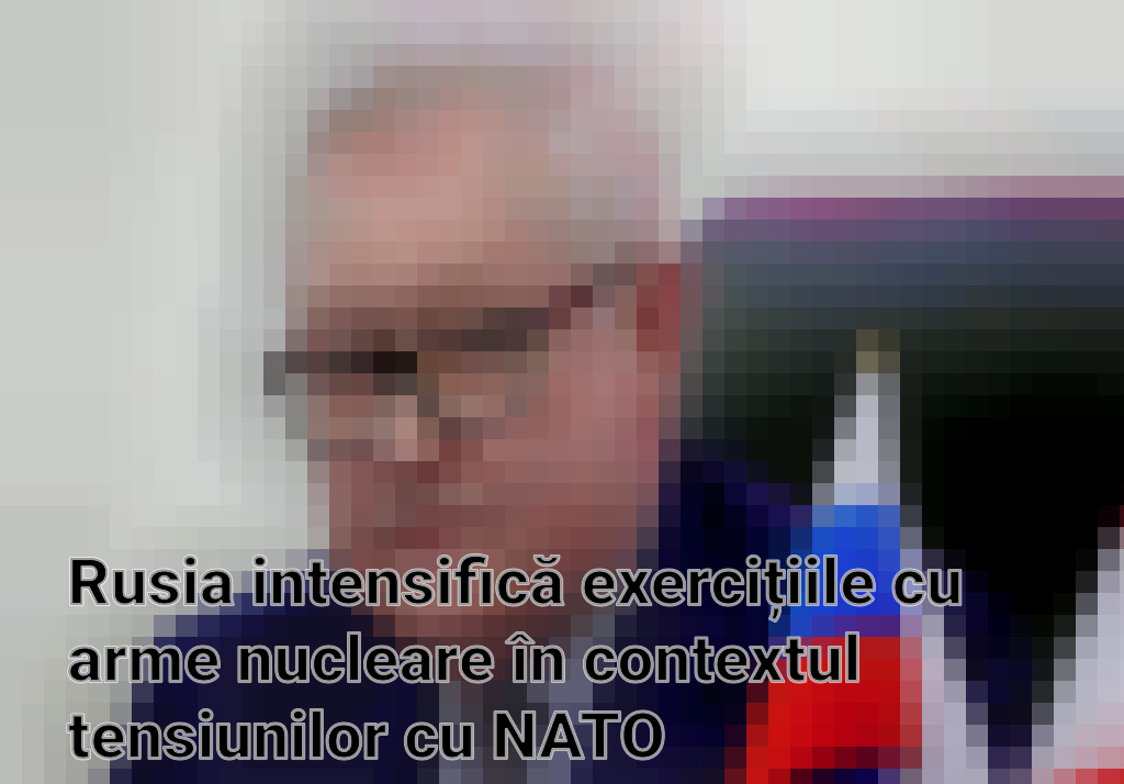 Rusia intensifică exercițiile cu arme nucleare în contextul tensiunilor cu NATO
