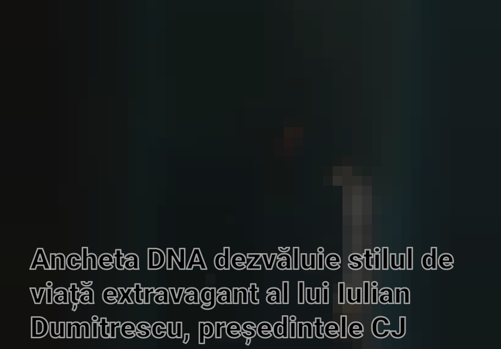 Ancheta DNA dezvăluie stilul de viață extravagant al lui Iulian Dumitrescu, președintele CJ Prahova Imagini