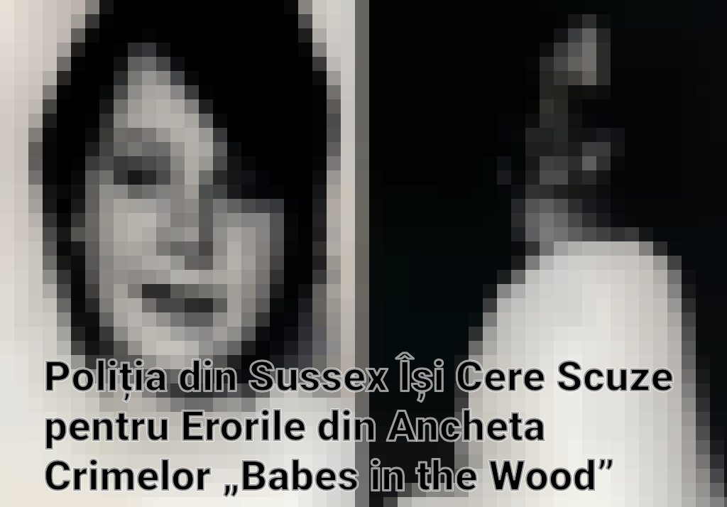 Poliția din Sussex Își Cere Scuze pentru Erorile din Ancheta Crimelor „Babes in the Wood” Imagini