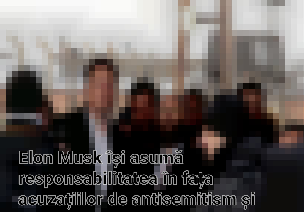 Elon Musk își asumă responsabilitatea în fața acuzațiilor de antisemitism și vizitează Auschwitz