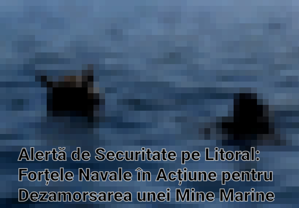 Alertă de Securitate pe Litoral: Forțele Navale în Acțiune pentru Dezamorsarea unei Mine Marine