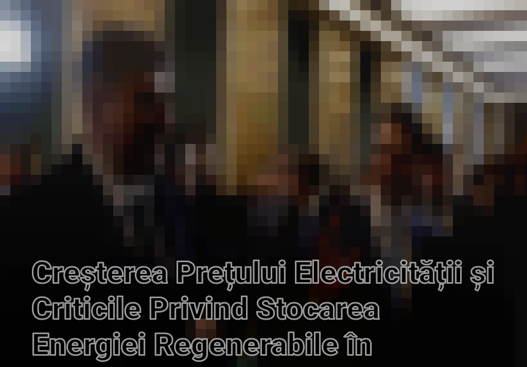 Creșterea Prețului Electricității și Criticile Privind Stocarea Energiei Regenerabile în România Imagini