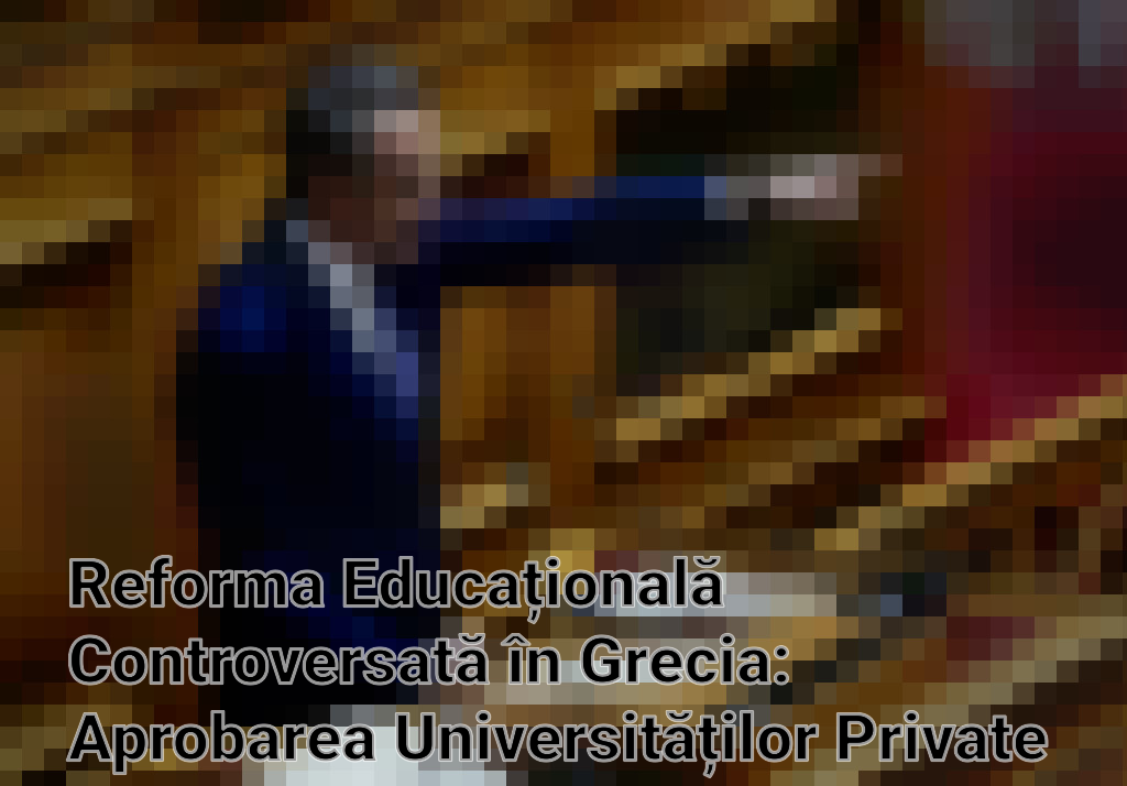 Reforma Educațională Controversată în Grecia: Aprobarea Universităților Private Străine Imagini