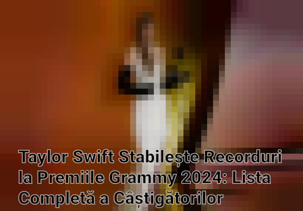 Taylor Swift Stabilește Recorduri la Premiile Grammy 2024: Lista Completă a Câștigătorilor Imagini