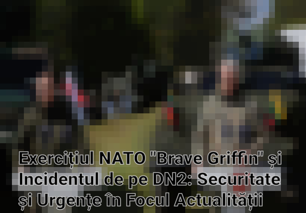 Exercițiul NATO "Brave Griffin" și Incidentul de pe DN2: Securitate și Urgențe în Focul Actualității Imagini
