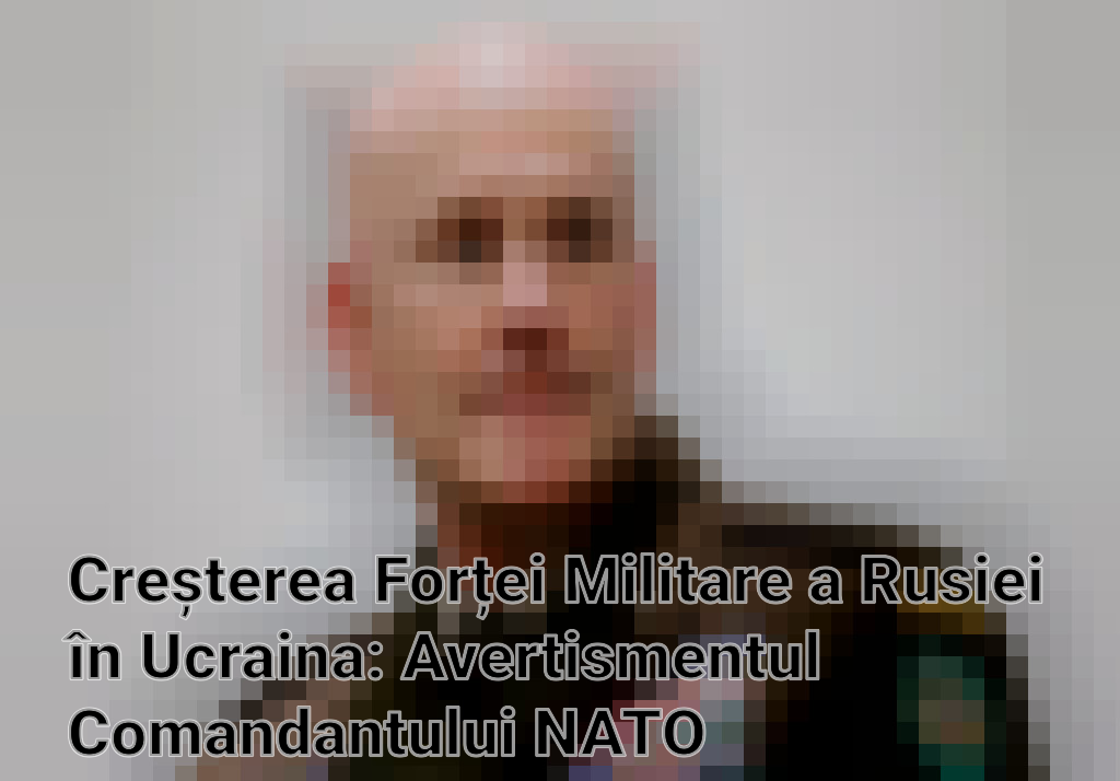Creșterea Forței Militare a Rusiei în Ucraina: Avertismentul Comandantului NATO