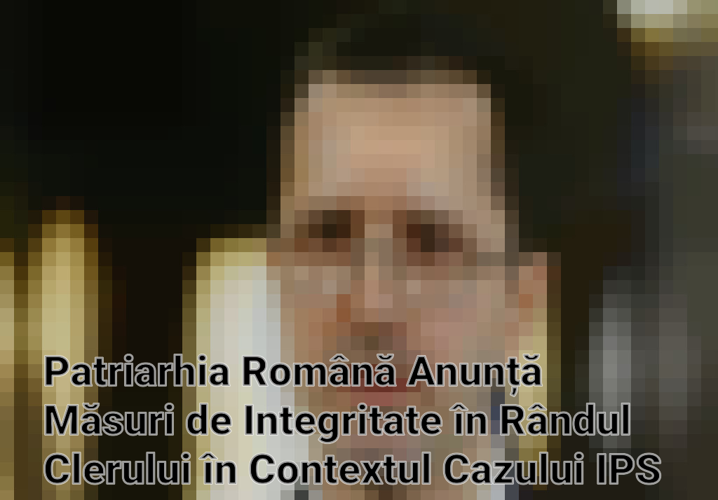 Patriarhia Română Anunță Măsuri de Integritate în Rândul Clerului în Contextul Cazului IPS Teodosie