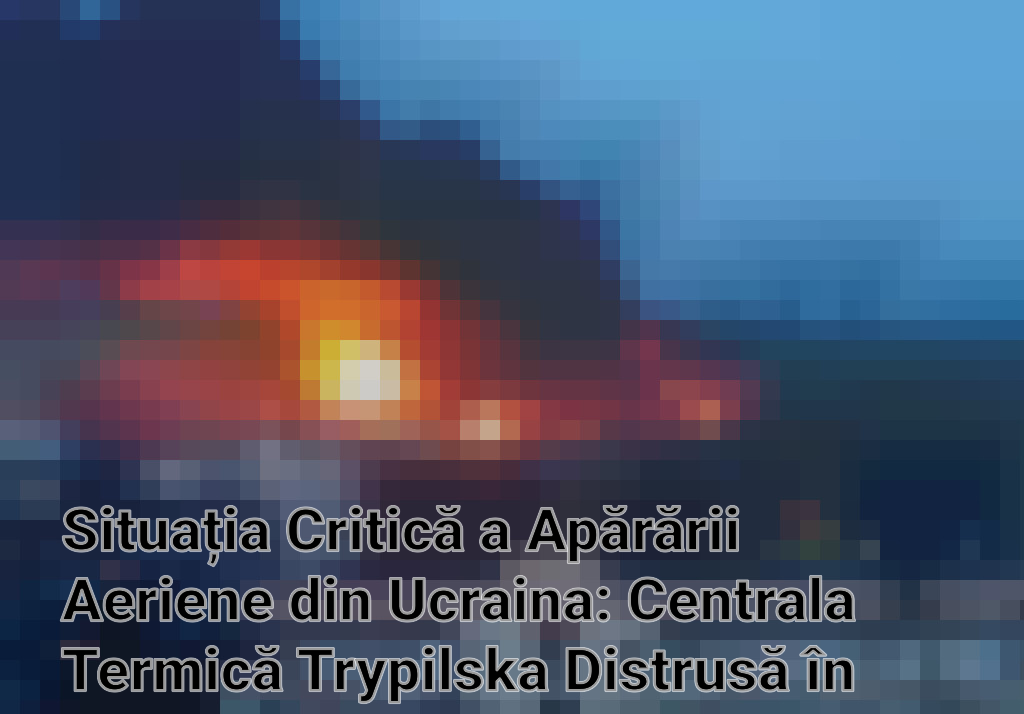 Situația Critică a Apărării Aeriene din Ucraina: Centrala Termică Trypilska Distrusă în Lipsa Rachetelor Interceptoare