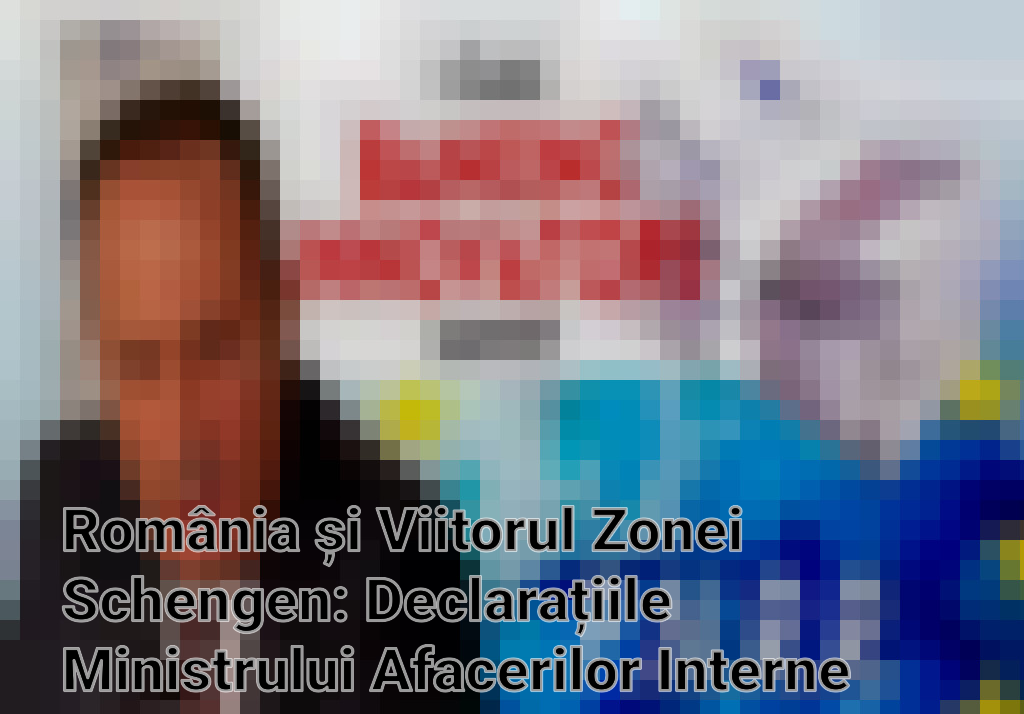 România și Viitorul Zonei Schengen: Declarațiile Ministrului Afacerilor Interne Cătălin Predoiu