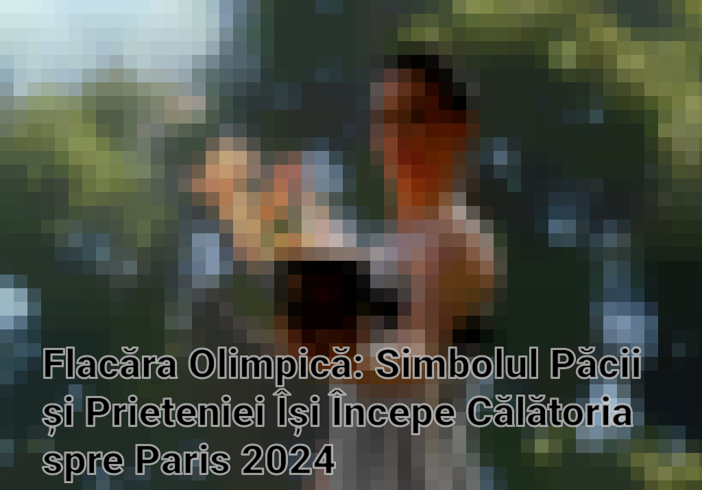 Flacăra Olimpică: Simbolul Păcii și Prieteniei Își Începe Călătoria spre Paris 2024