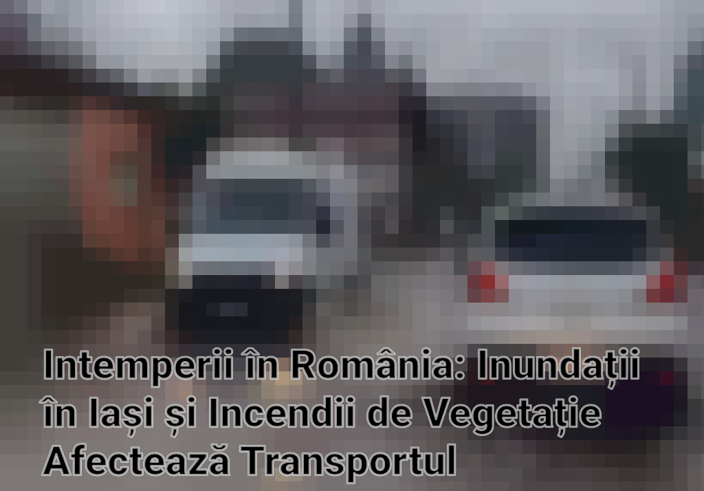 Intemperii în România: Inundații în Iași și Incendii de Vegetație Afectează Transportul