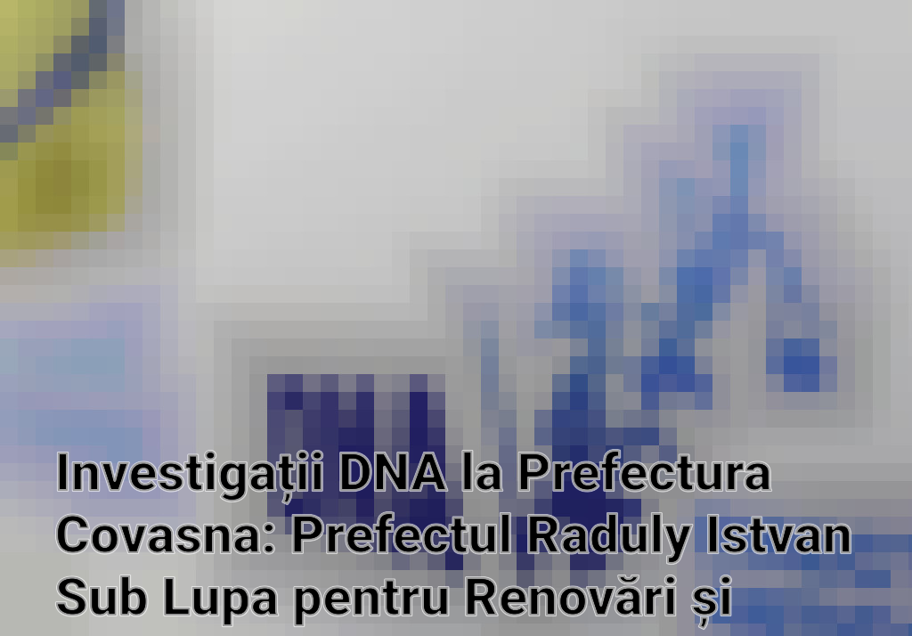 Investigații DNA la Prefectura Covasna: Prefectul Raduly Istvan Sub Lupa pentru Renovări și Retrocedări