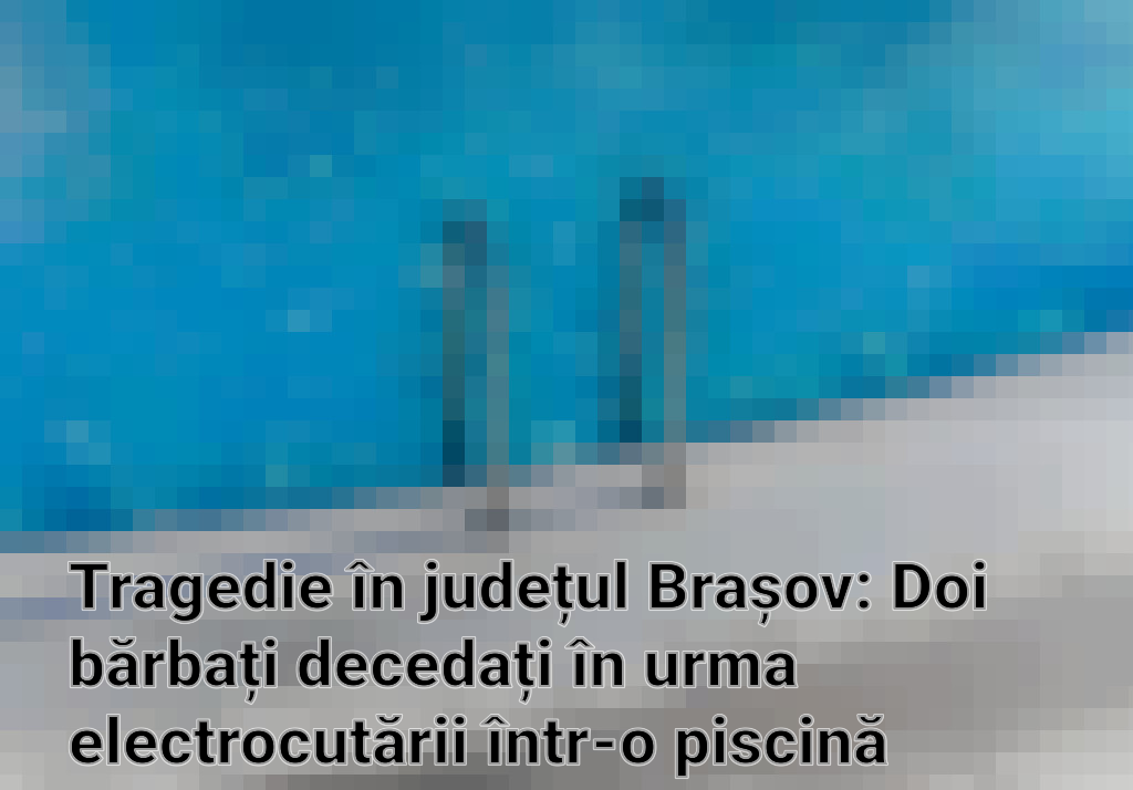 Tragedie în județul Brașov: Doi bărbați decedați în urma electrocutării într-o piscină Imagini