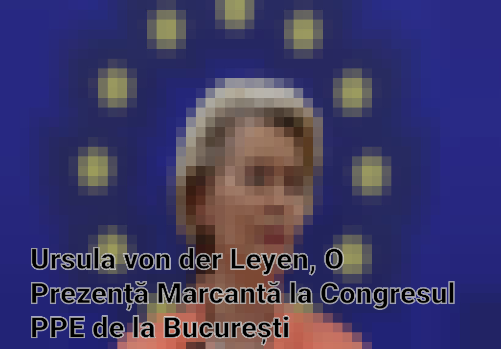 Ursula von der Leyen, O Prezență Marcantă la Congresul PPE de la București Imagini