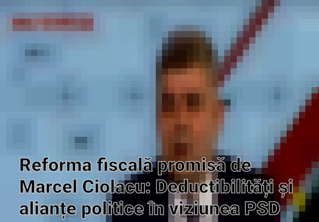 Reforma fiscală promisă de Marcel Ciolacu: Deductibilități și alianțe politice în viziunea PSD Imagini