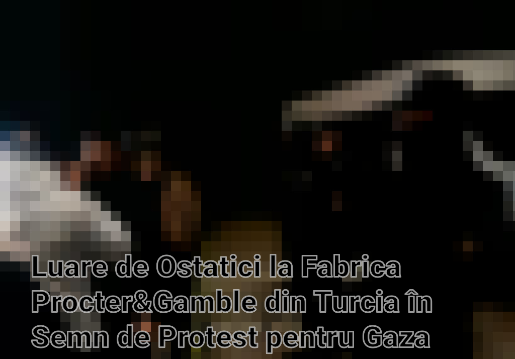 Luare de Ostatici la Fabrica Procter&Gamble din Turcia în Semn de Protest pentru Gaza Imagini