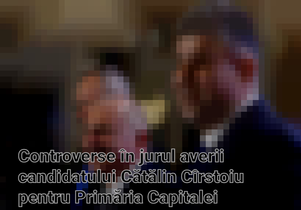 Controverse în jurul averii candidatului Cătălin Cîrstoiu pentru Primăria Capitalei Imagini
