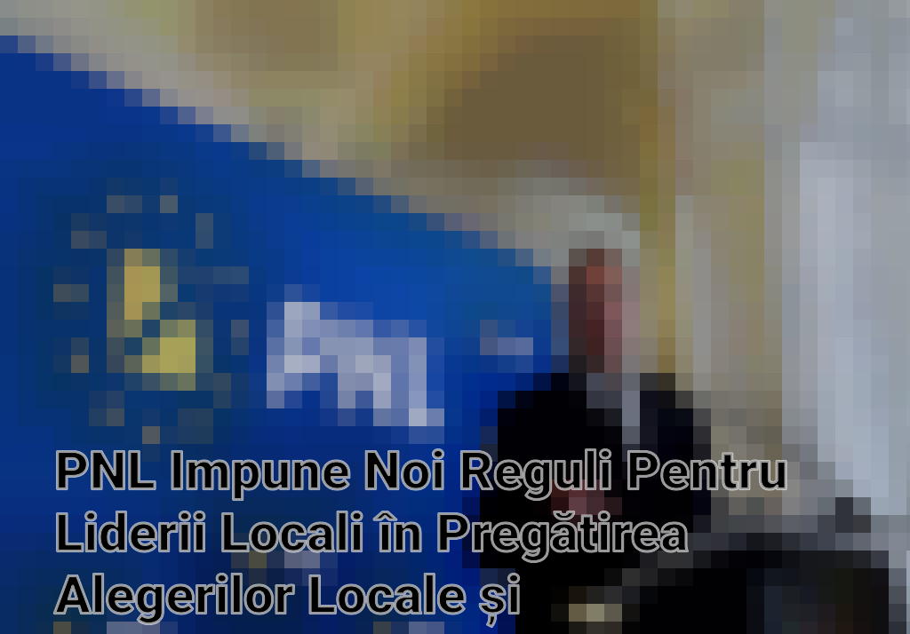 PNL Impune Noi Reguli Pentru Liderii Locali în Pregătirea Alegerilor Locale și Europarlamentare din 2024 Imagini