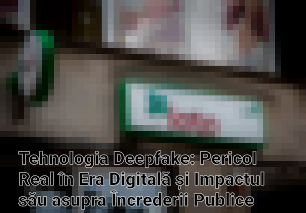 Tehnologia Deepfake: Pericol Real în Era Digitală și Impactul său asupra Încrederii Publice