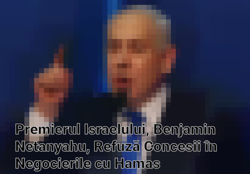 Premierul Israelului, Benjamin Netanyahu, Refuză Concesii în Negocierile cu Hamas