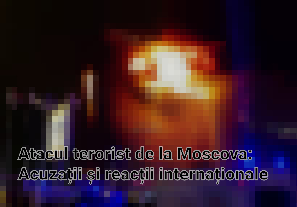 Atacul terorist de la Moscova: Acuzații și reacții internaționale