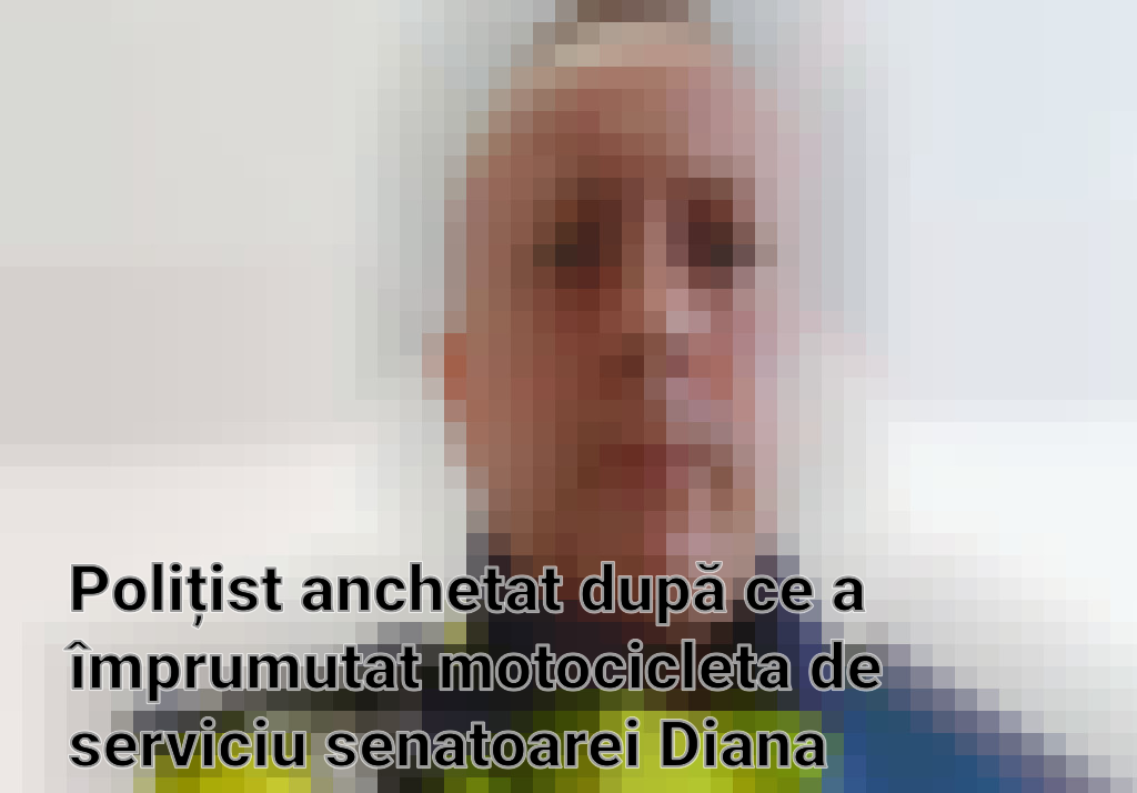 Polițist anchetat după ce a împrumutat motocicleta de serviciu senatoarei Diana Șoșoacă Imagini