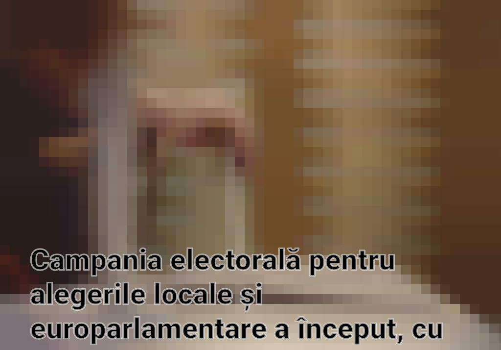 Campania electorală pentru alegerile locale și europarlamentare a început, cu reguli stricte pentru partide și 56 de candidați în București Imagini