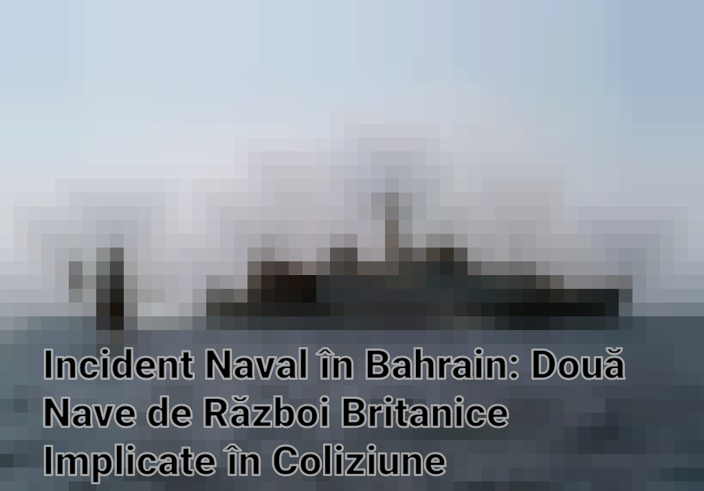 Incident Naval în Bahrain: Două Nave de Război Britanice Implicate în Coliziune Imagini