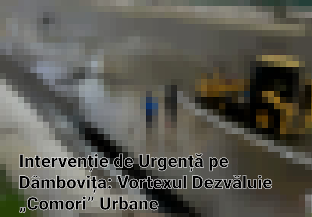 Intervenție de Urgență pe Dâmbovița: Vortexul Dezvăluie „Comori” Urbane