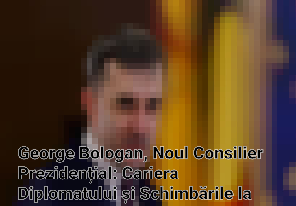 George Bologan, Noul Consilier Prezidențial: Cariera Diplomatului și Schimbările la Vârful Administrației