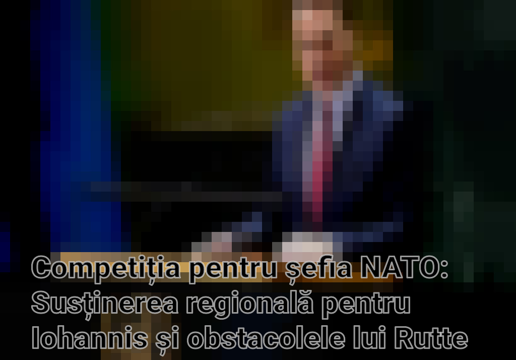 Competiția pentru șefia NATO: Susținerea regională pentru Iohannis și obstacolele lui Rutte